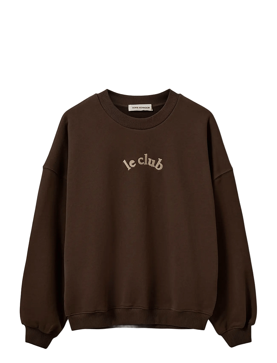 Sofie Schnoor - PAROSSW OVERSIZED SWEATSHIRT - dark brown - 1