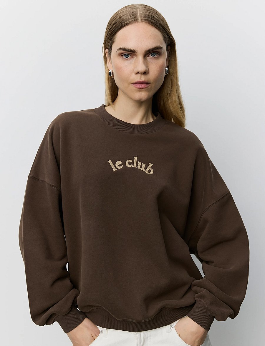 Sofie Schnoor - PAROSSW OVERSIZED SWEATSHIRT - dark brown - 3