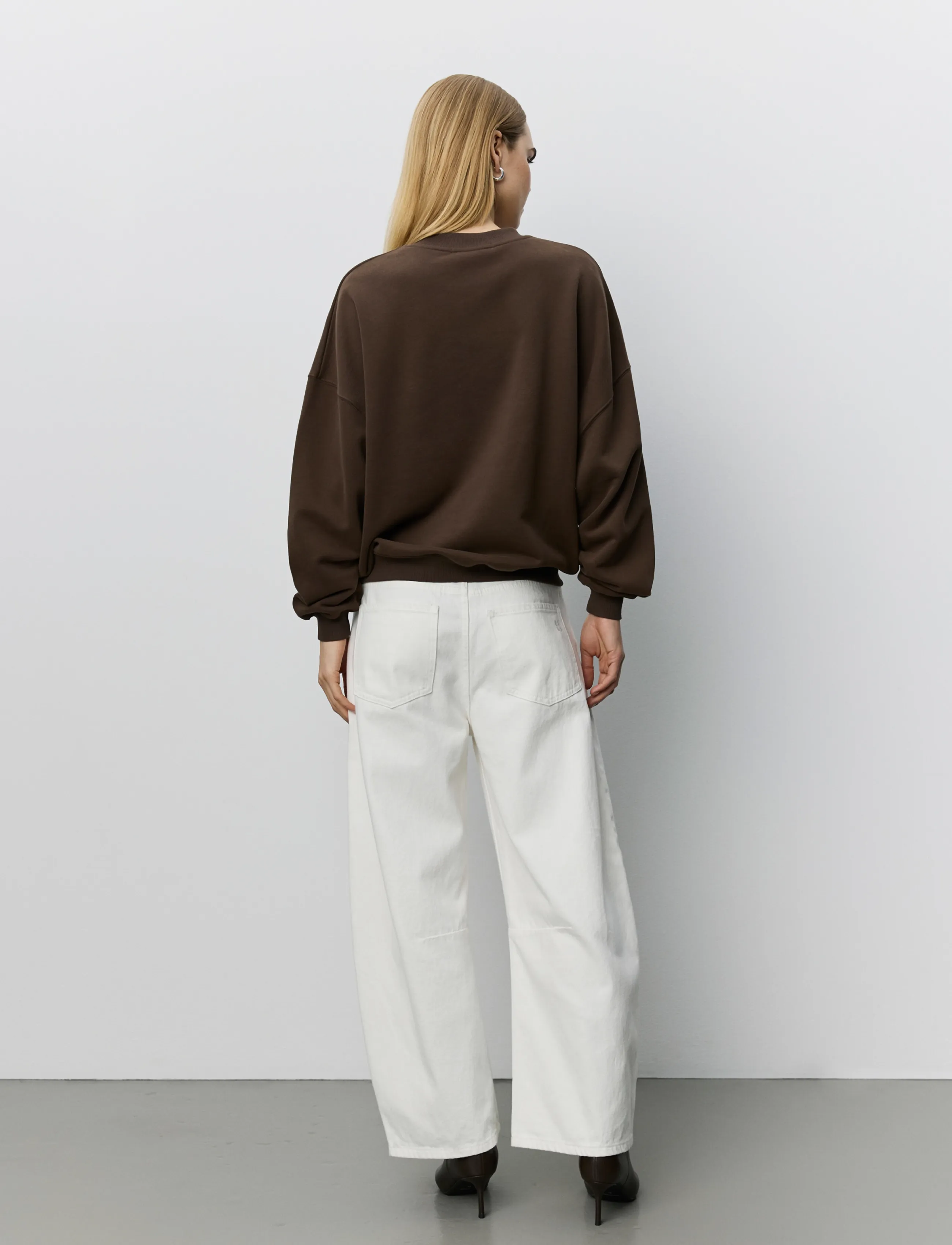 Sofie Schnoor - PAROSSW OVERSIZED SWEATSHIRT - dark brown - 4