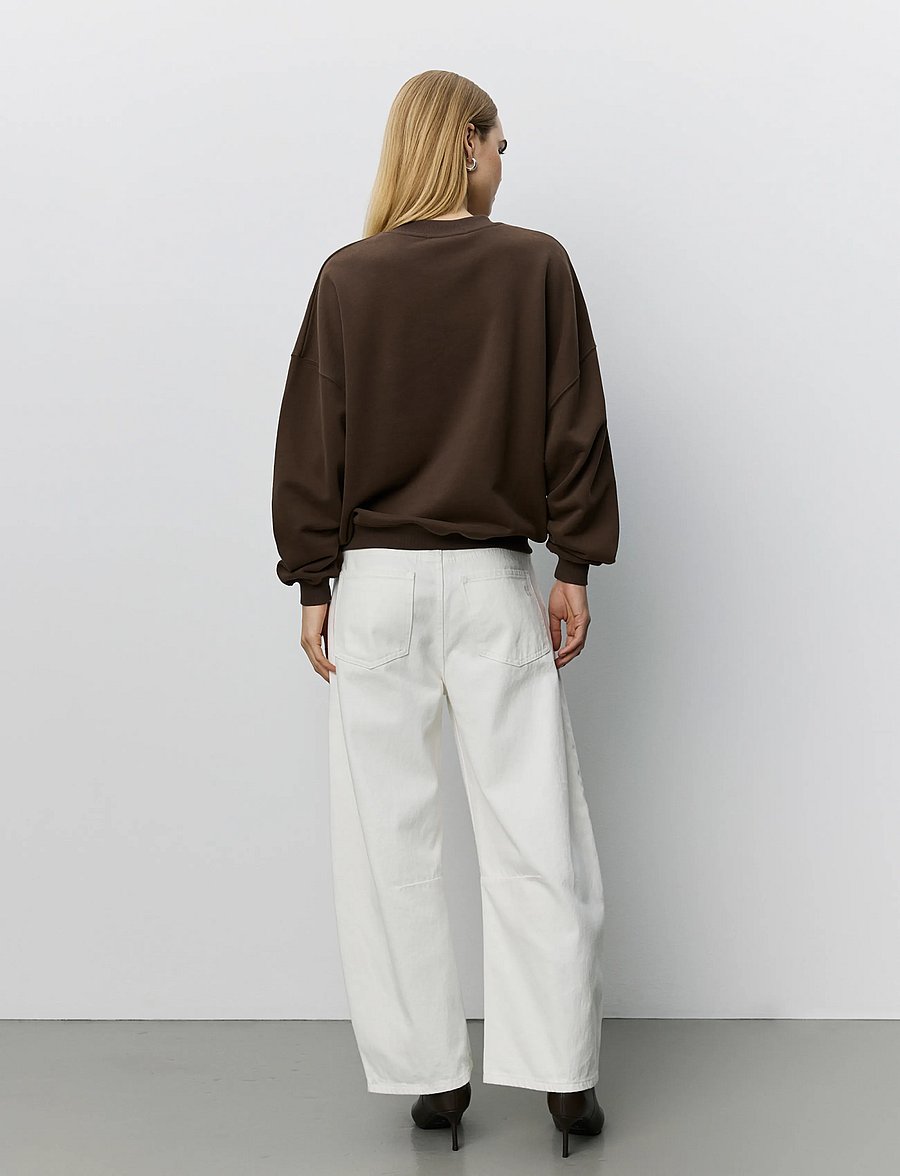 Sofie Schnoor - PAROSSW OVERSIZED SWEATSHIRT - dark brown - 4
