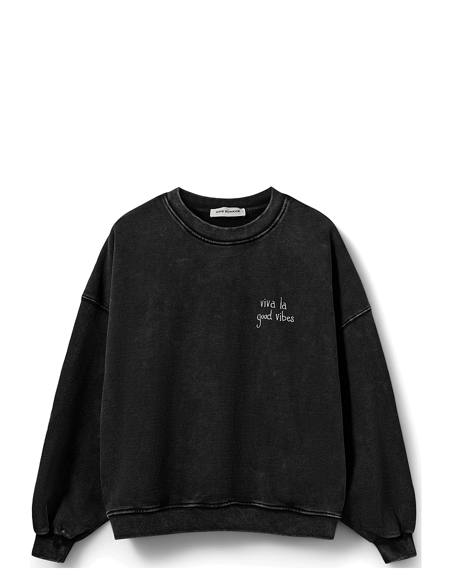 Sofie Schnoor - PAROSSW OVERSIZED SWEATSHIRT - washed black - 1