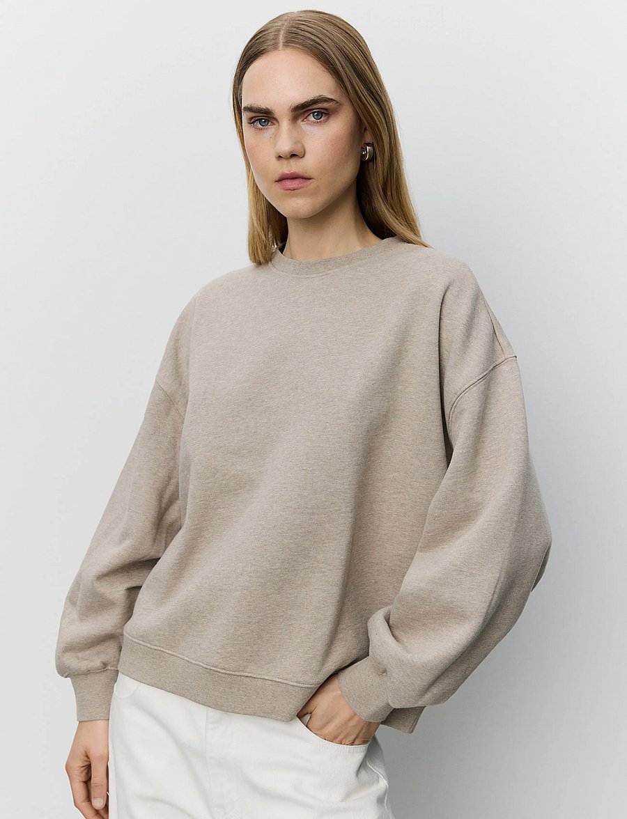 Sofie Schnoor - OTILASW PRINTED SWEATSHIRT - sweatshirts - light brown - 0