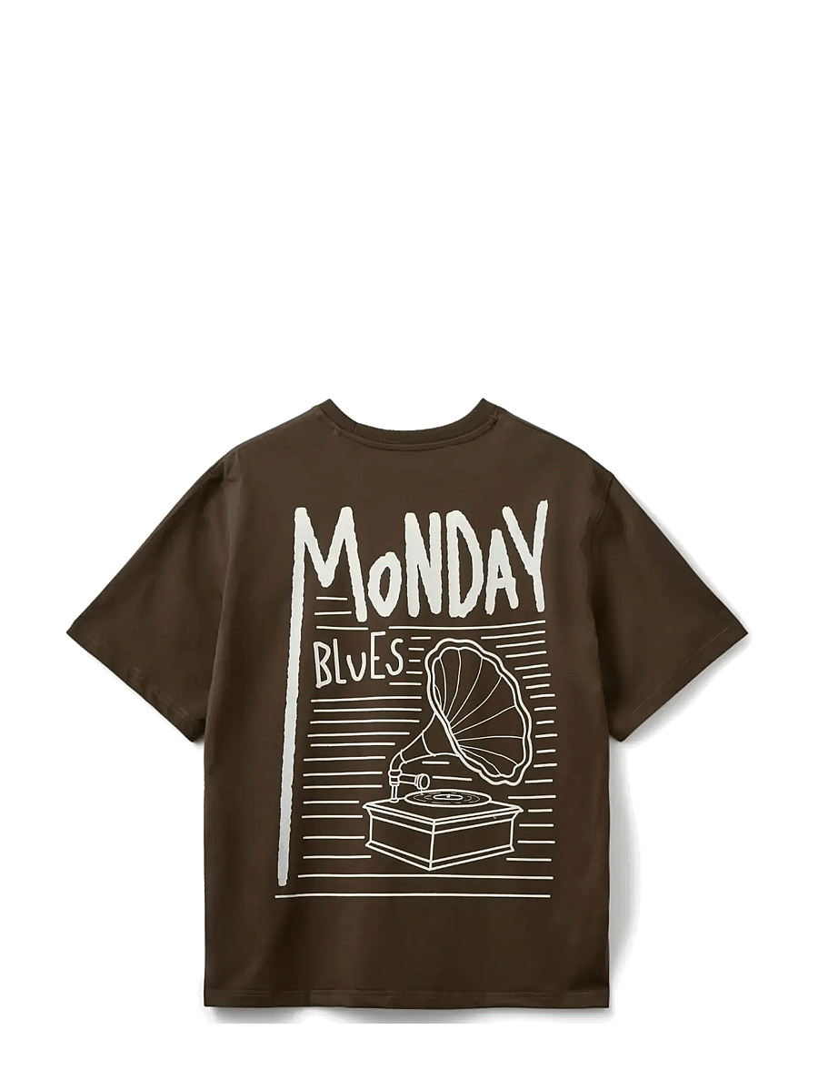 Sofie Schnoor - MAESW OVERSIZED T-SHIRT - t-shirts - intense brown - 2