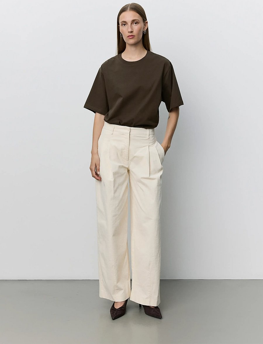 Sofie Schnoor - MAESW OVERSIZED T-SHIRT - t-shirts - intense brown - 0