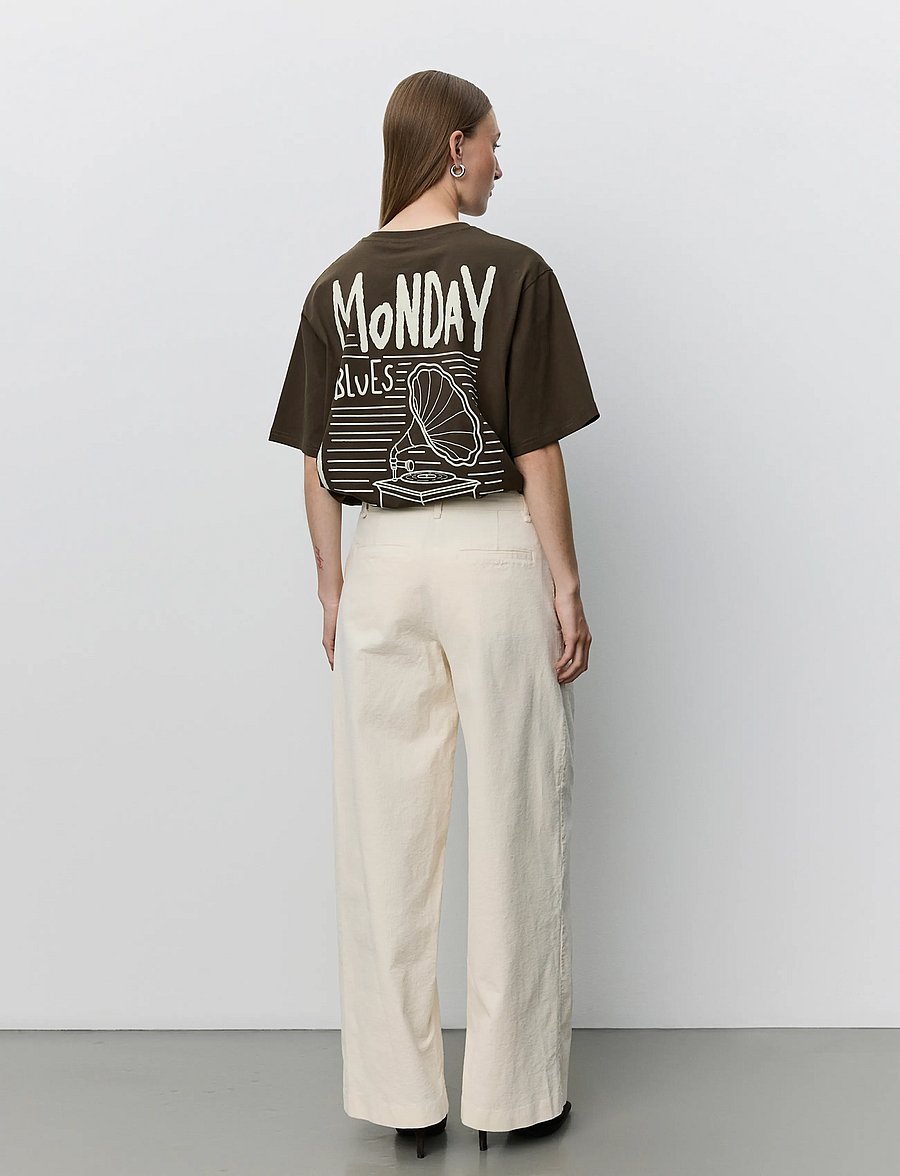 Sofie Schnoor - MAESW OVERSIZED T-SHIRT - t-shirts - intense brown - 3