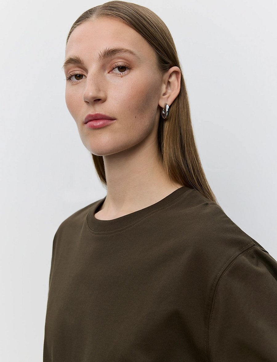 Sofie Schnoor - MAESW OVERSIZED T-SHIRT - t-shirts - intense brown - 5