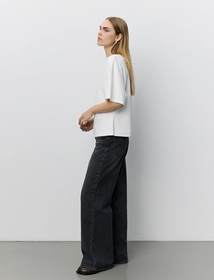 Sofie Schnoor - TEASW BOATNECK T-SHIRT - t-shirts - off white - 5