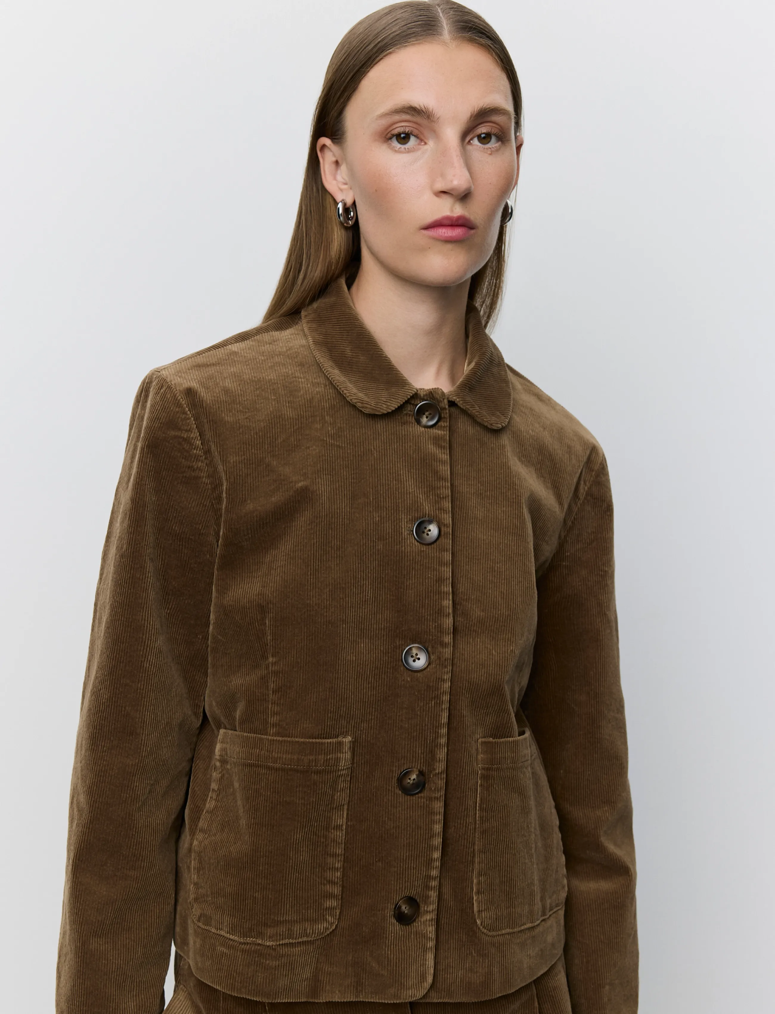 Sofie Schnoor Zurisw Corduroy Jacket, Kvinder, Fløjlsjakke, Brun, Str: 38