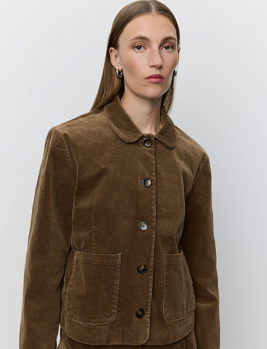 Sofie Schnoor - ZURISW CORDUROY JACKET - forårsjakker - brown - 0