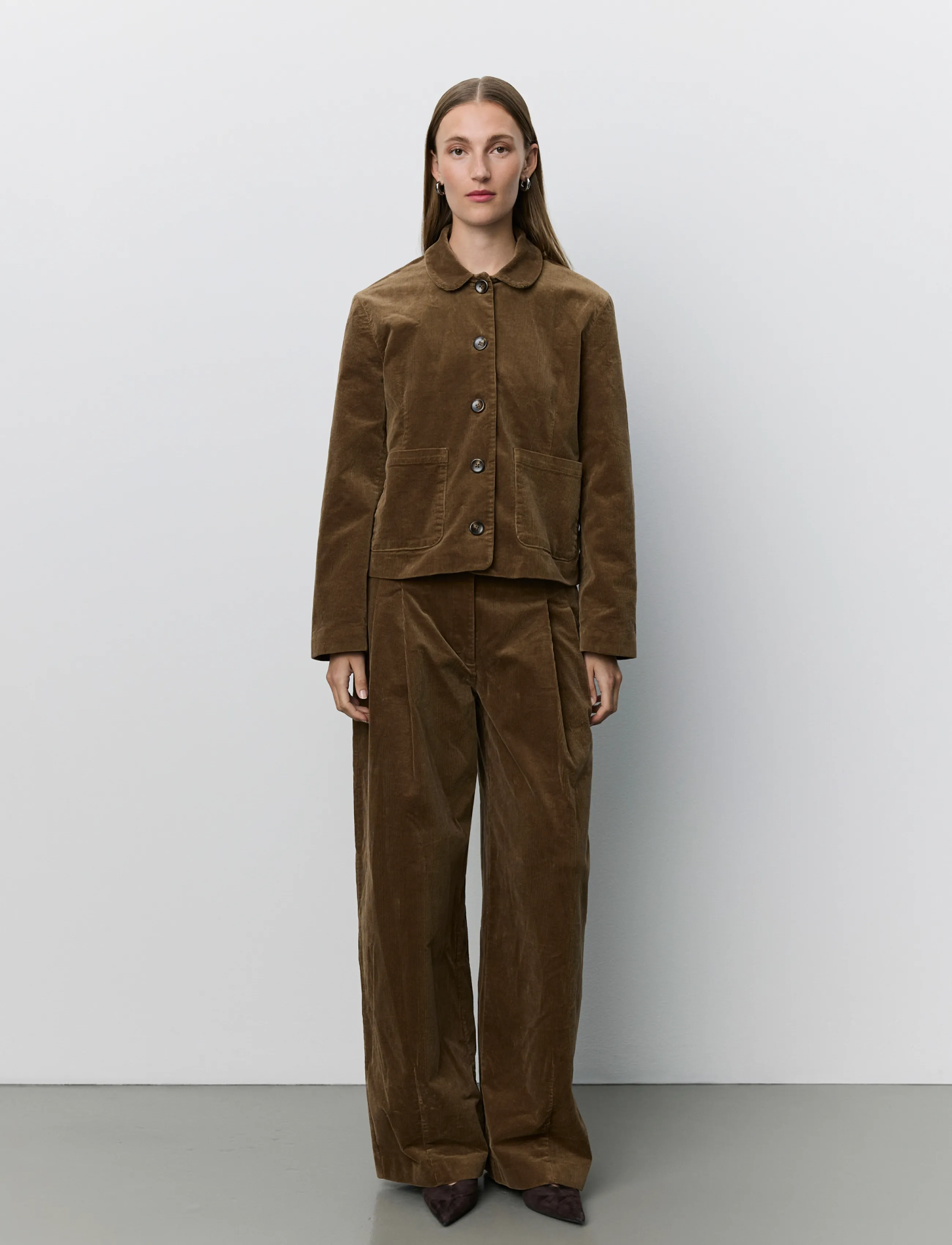 Sofie Schnoor - ZURISW CORDUROY JACKET - forårsjakker - brown - 3