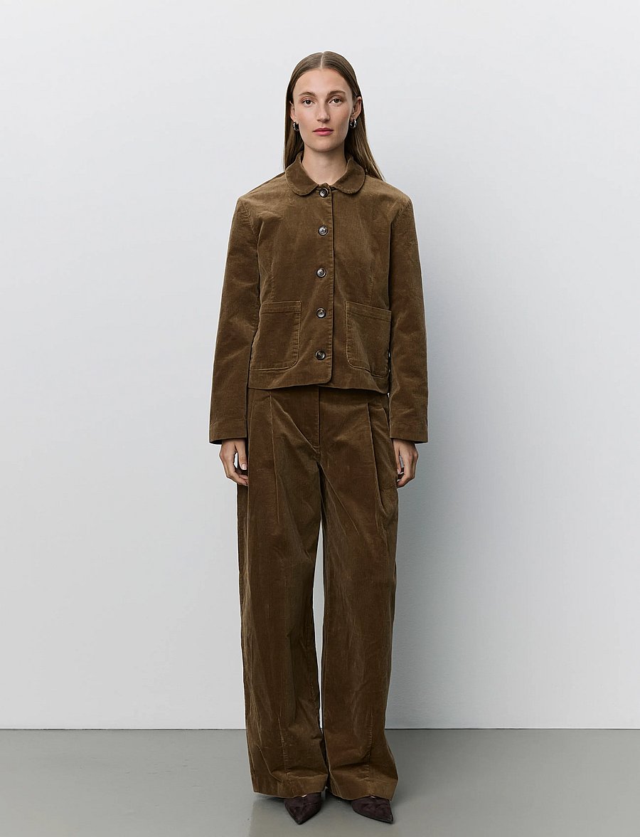 Sofie Schnoor - ZURISW CORDUROY JACKET - forårsjakker - brown - 3