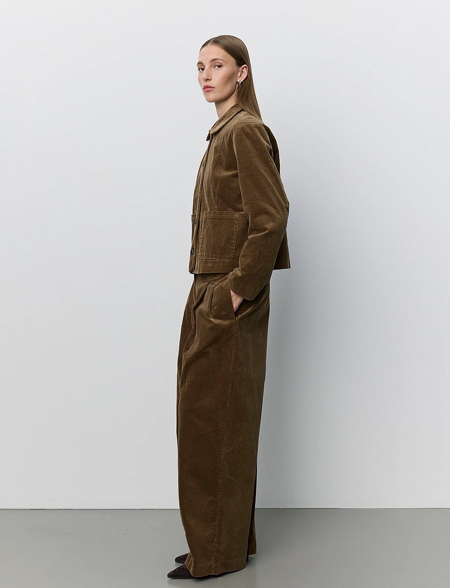 Sofie Schnoor - ZURISW CORDUROY JACKET - forårsjakker - brown - 4