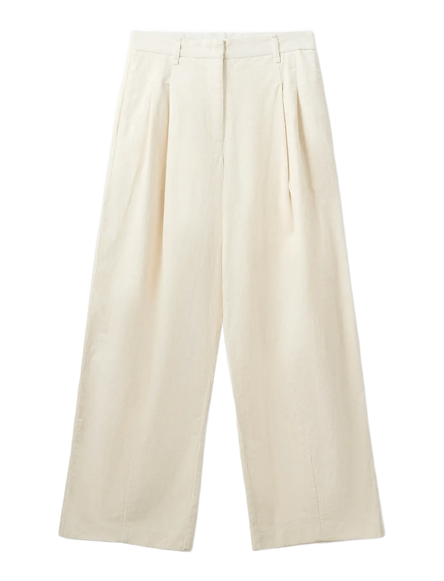 Sofie Schnoor - CORLIESW CORDUROY TROUSERS - fløjlsbukser - off white - 1