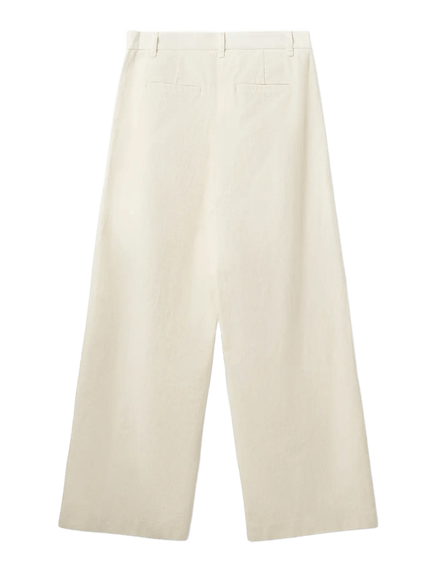Sofie Schnoor - CORLIESW CORDUROY TROUSERS - fløjlsbukser - off white - 2