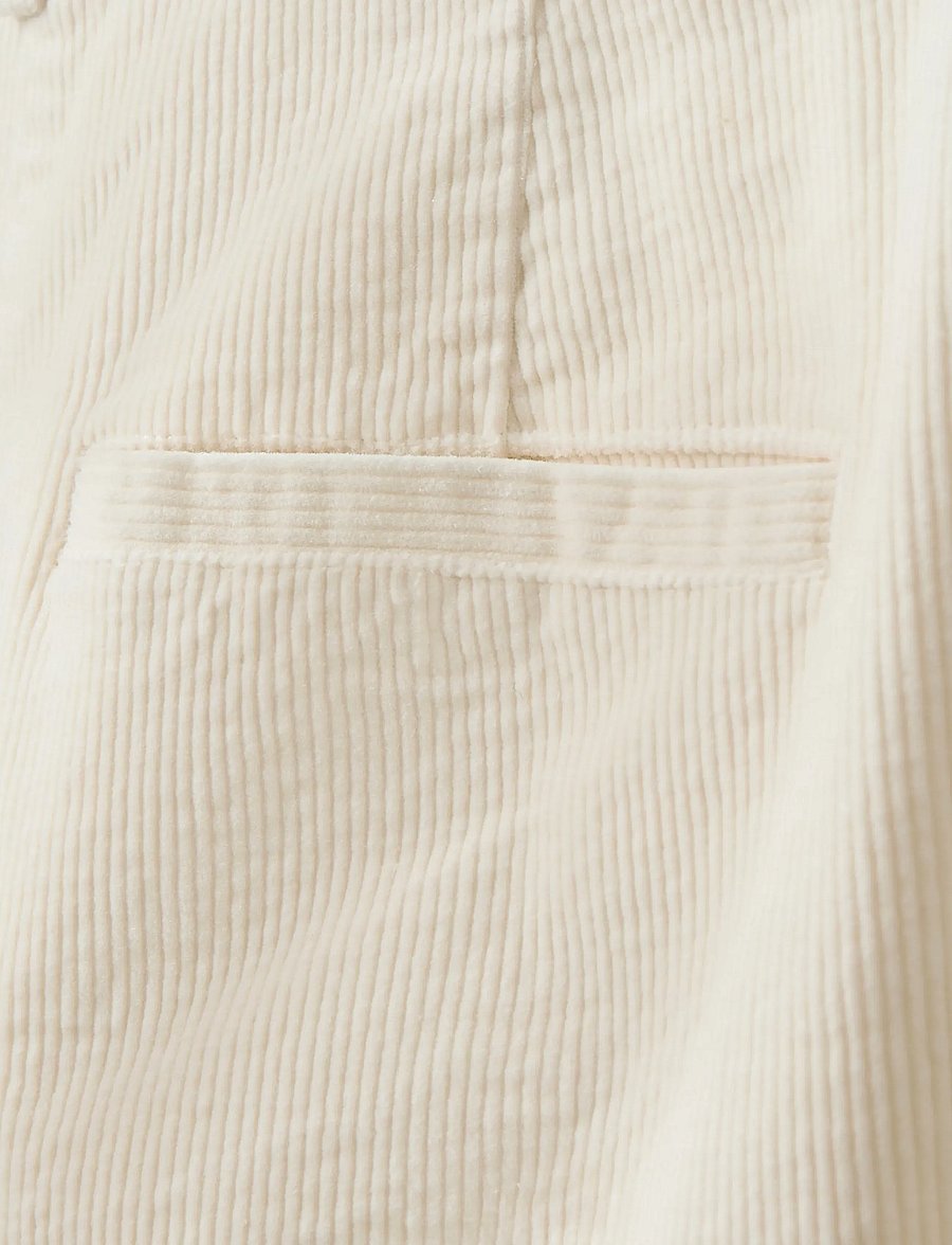 Sofie Schnoor - CORLIESW CORDUROY TROUSERS - fløjlsbukser - off white - 5