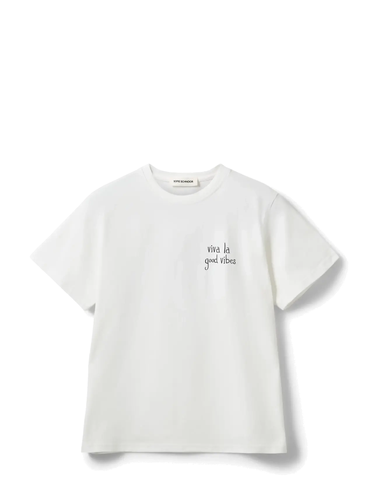 Sofie Schnoor RIVERSW BOXY T-SHIRT - Tøj - OFF WHITE / white