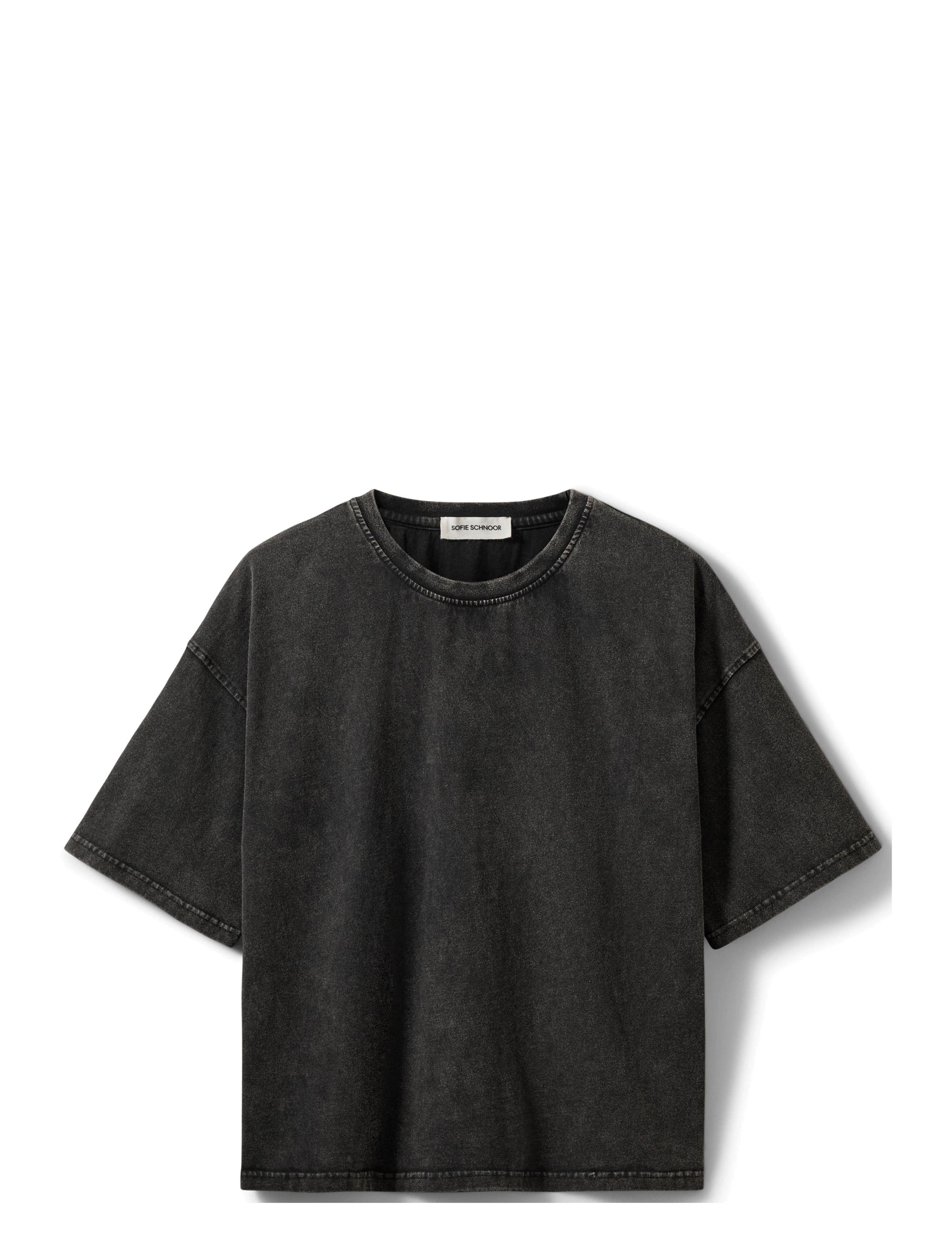 Sofie Schnoor VERASW BOXY T-SHIRT - Tøj - WASHED BLACK / black