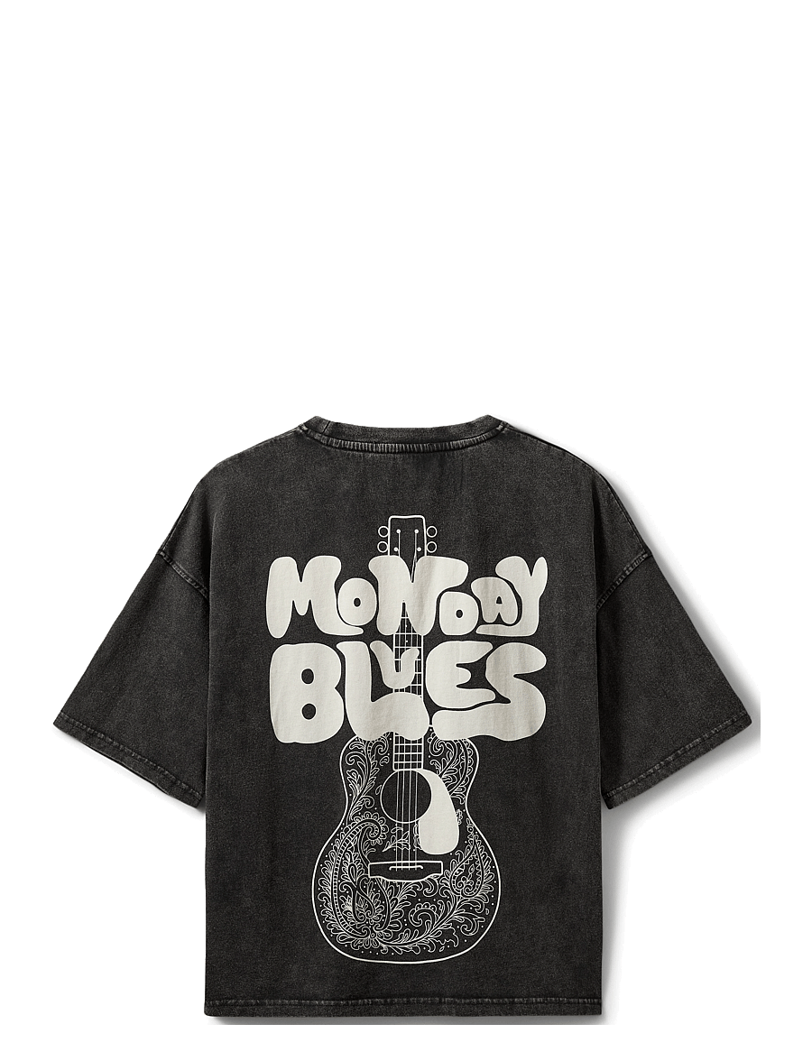 Sofie Schnoor - VERASW BOXY T-SHIRT - t-shirts - washed black - 2