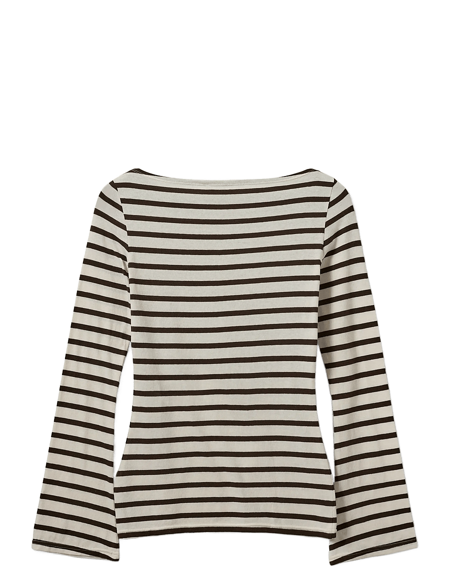 Sofie Schnoor - CECESW LONG-SLEEVE T-SHIRT - brown striped - 2
