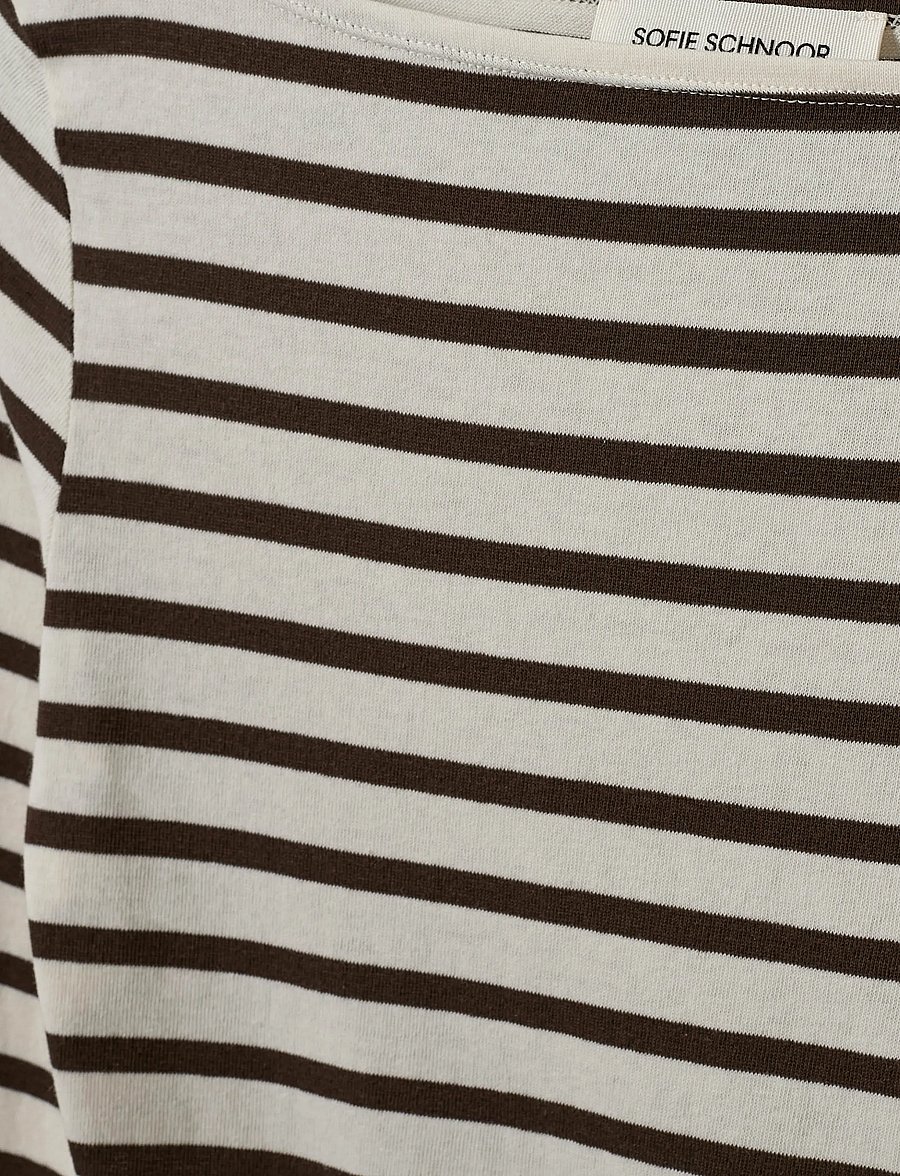 Sofie Schnoor - CECESW LONG-SLEEVE T-SHIRT - brown striped - 5