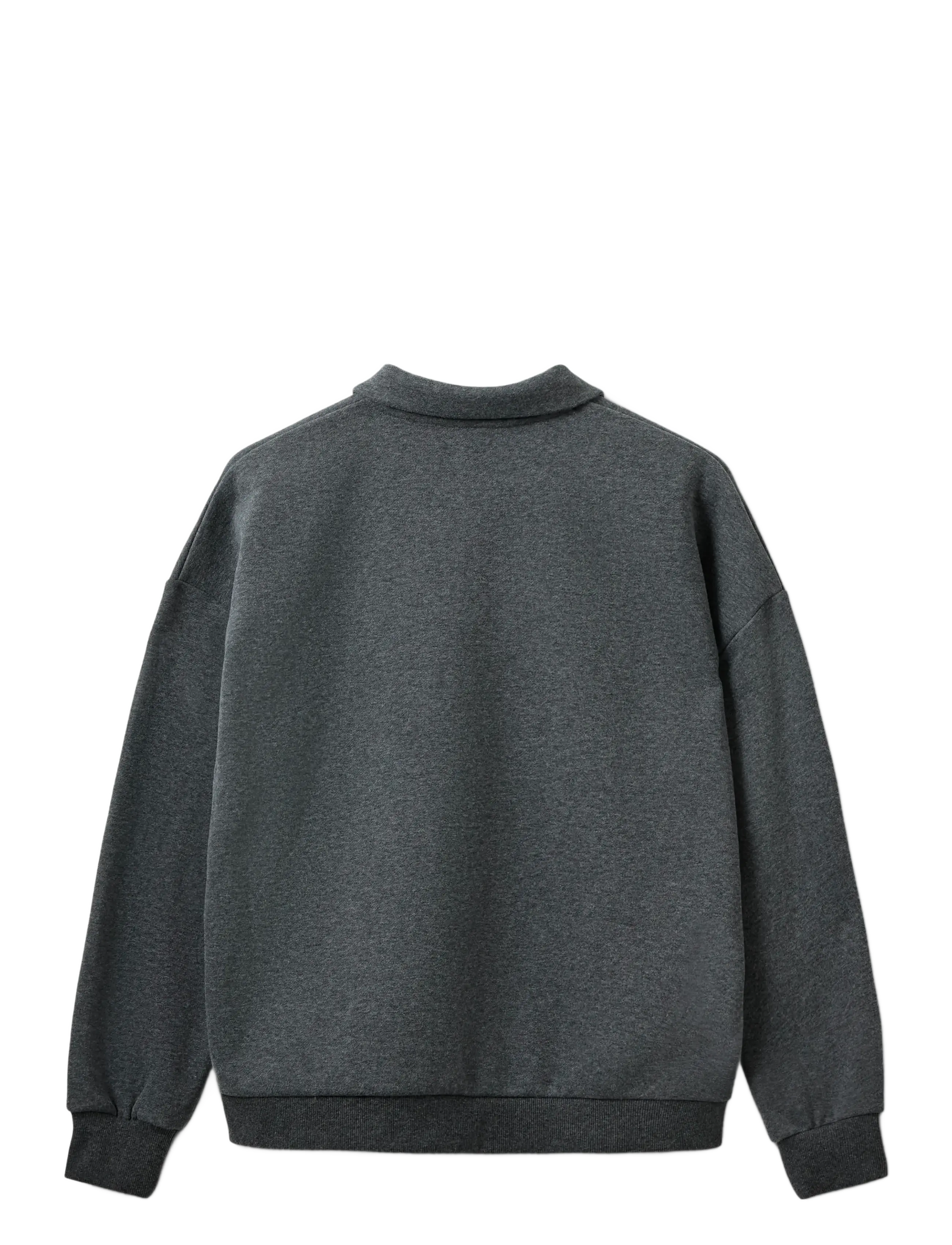 Sofie Schnoor - LUMESW POLO SWEATSHIRT - dark grey melange - 2
