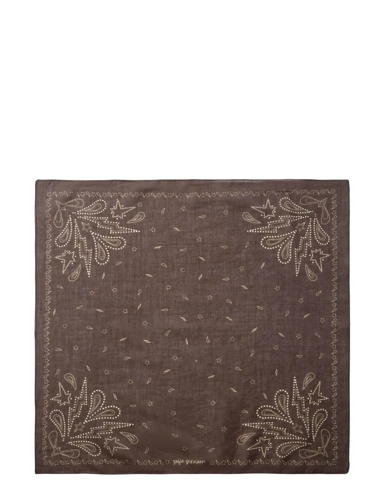 Sofie Schnoor Marilysw Scarf, One Size, Brown, Tørklæder > Letvægtstørklæder, Dame