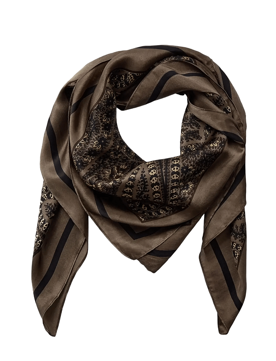 Sofie Schnoor - HAISW SCARF - tynde tørklæder - brown - 0