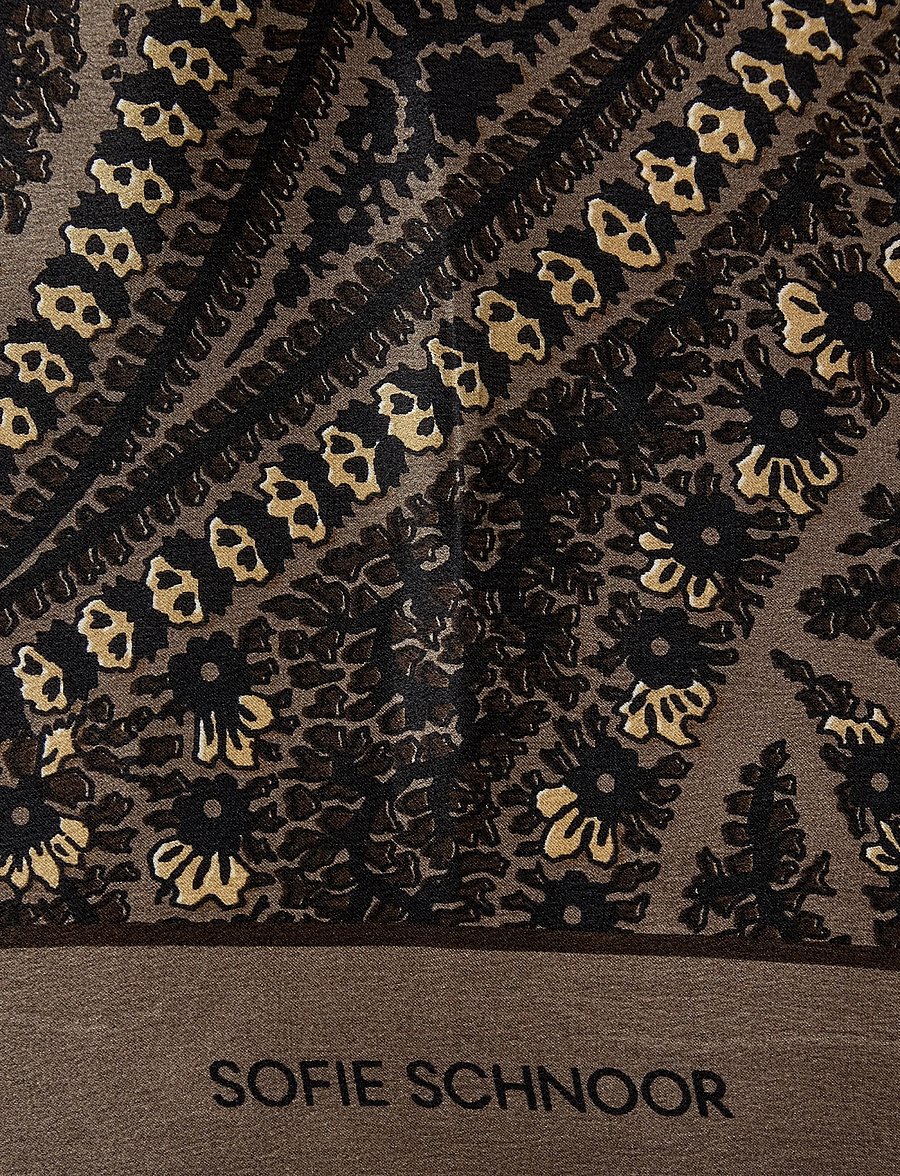Sofie Schnoor - HAISW SCARF - tynde tørklæder - brown - 2