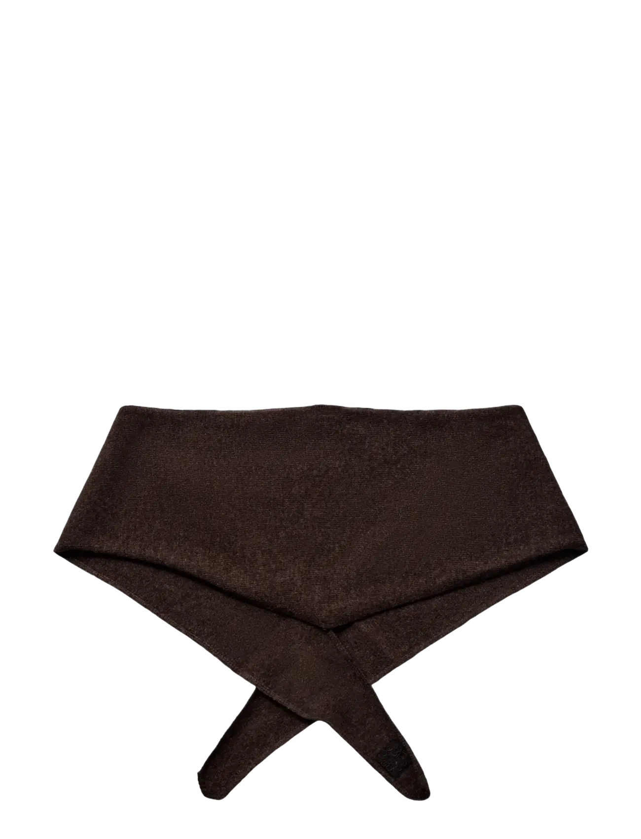 Sofie Schnoor - NOELLESW WOOL SCARF - talvesallid - brown fudge - 1