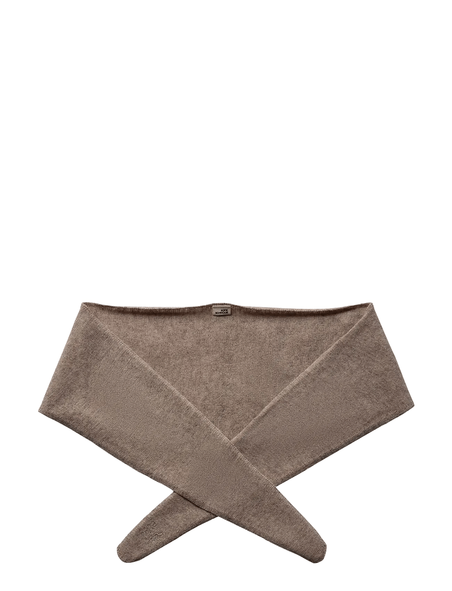 Sofie Schnoor - NOELLESW WOOL SCARF - brown melange - 0