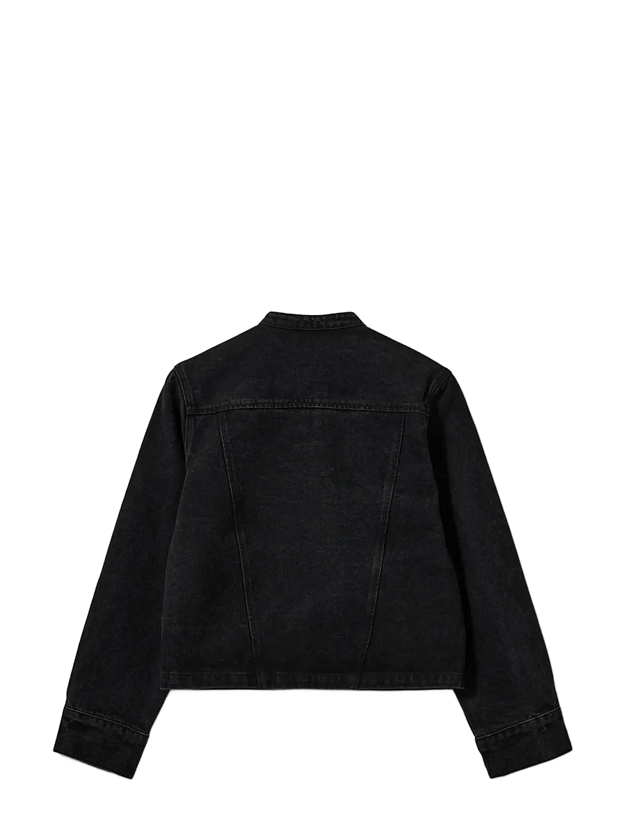 Sofie Schnoor - VALETTESW DENIM HUSSAR JACKET - light jackets - washed black - 2