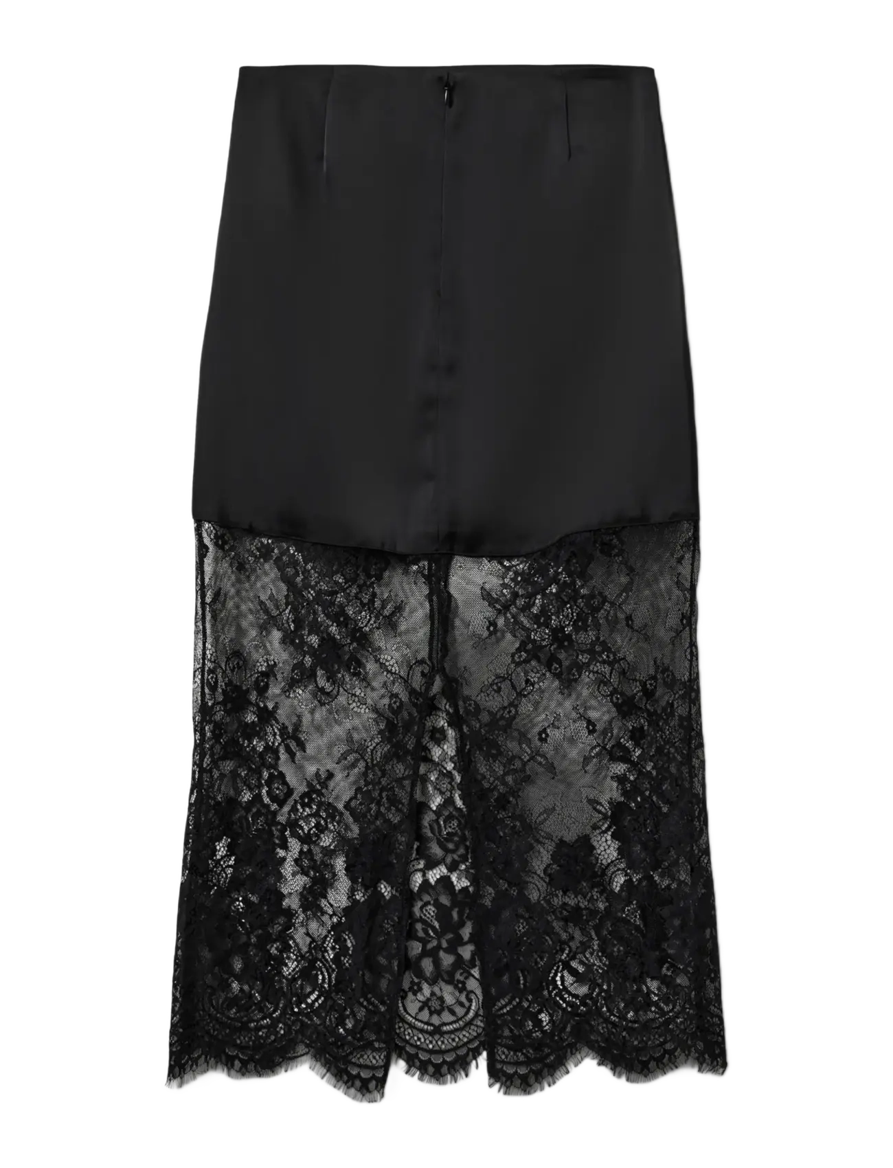 Sofie Schnoor - SELENESW SATIN MAXI SKIRT - maksiseelikud - black - 2