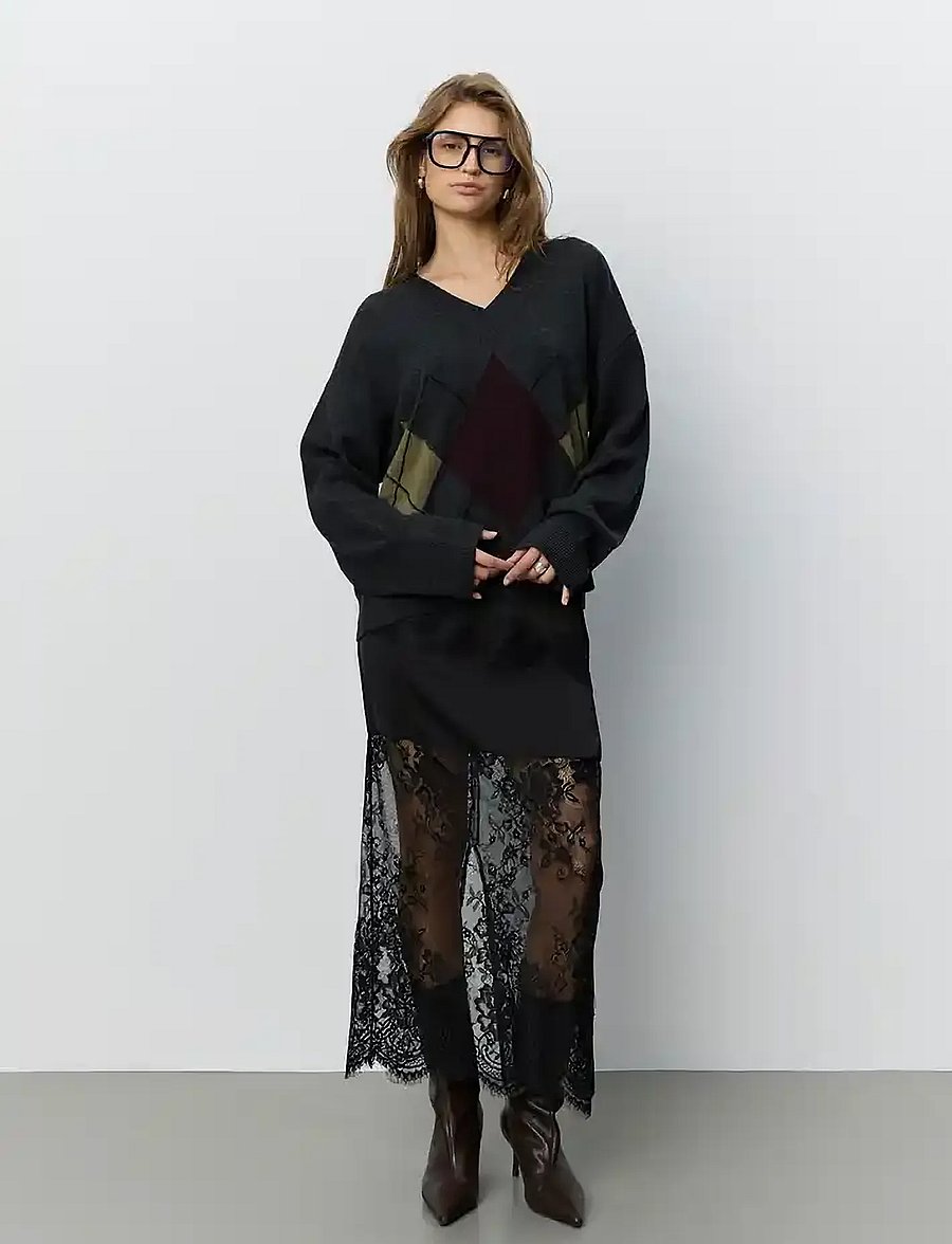 Sofie Schnoor - SELENESW SATIN MAXI SKIRT - maksiseelikud - black - 0