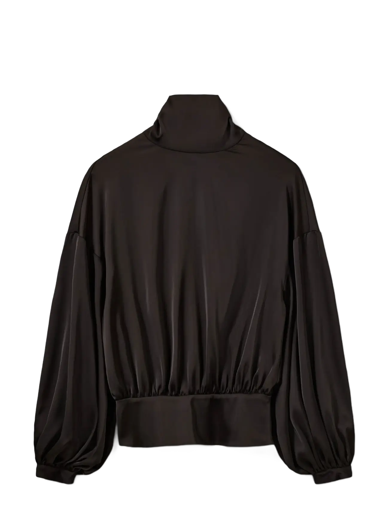 Sofie Schnoor AMBERSW SATIN BLOUSE - Inspiration - BLACK / black