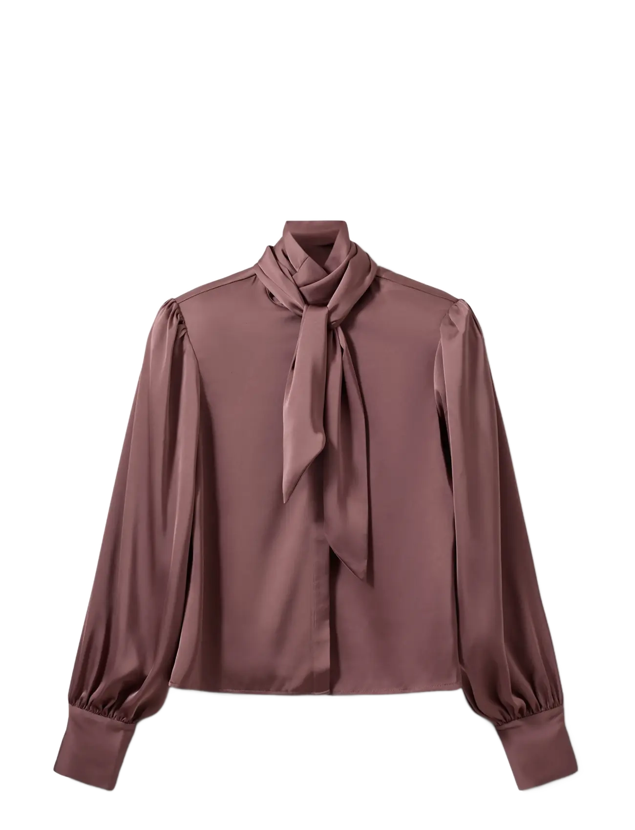 Sofie Schnoor CARINASW SATIN SHIRT - Inspiration - DUSTY PLUM / purple