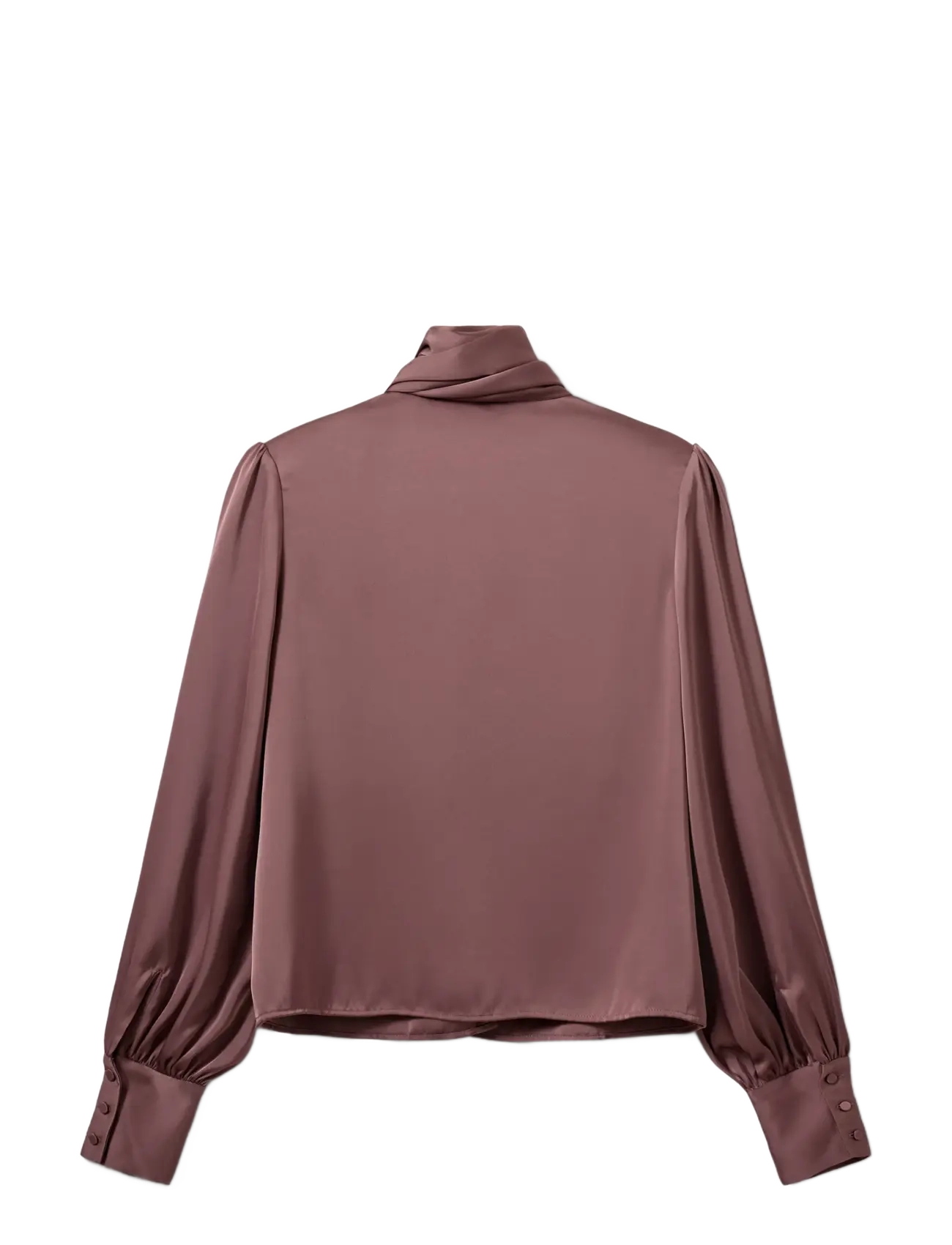 Sofie Schnoor - CARINASW SATIN SHIRT - long sleeved blouses - dusty plum - 2