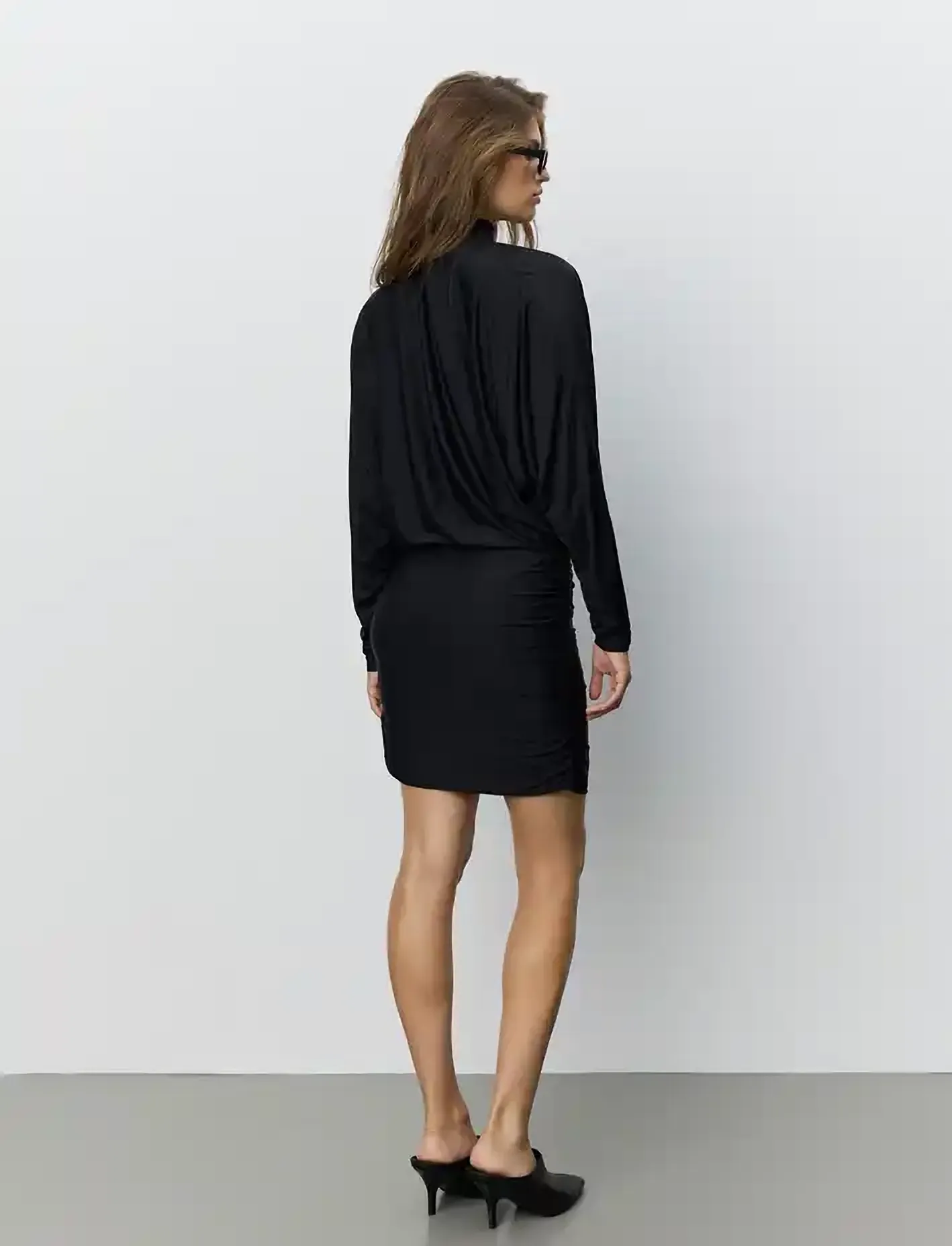 Sofie Schnoor - BATANASW MINI DRESS - korta klänningar - black - 4