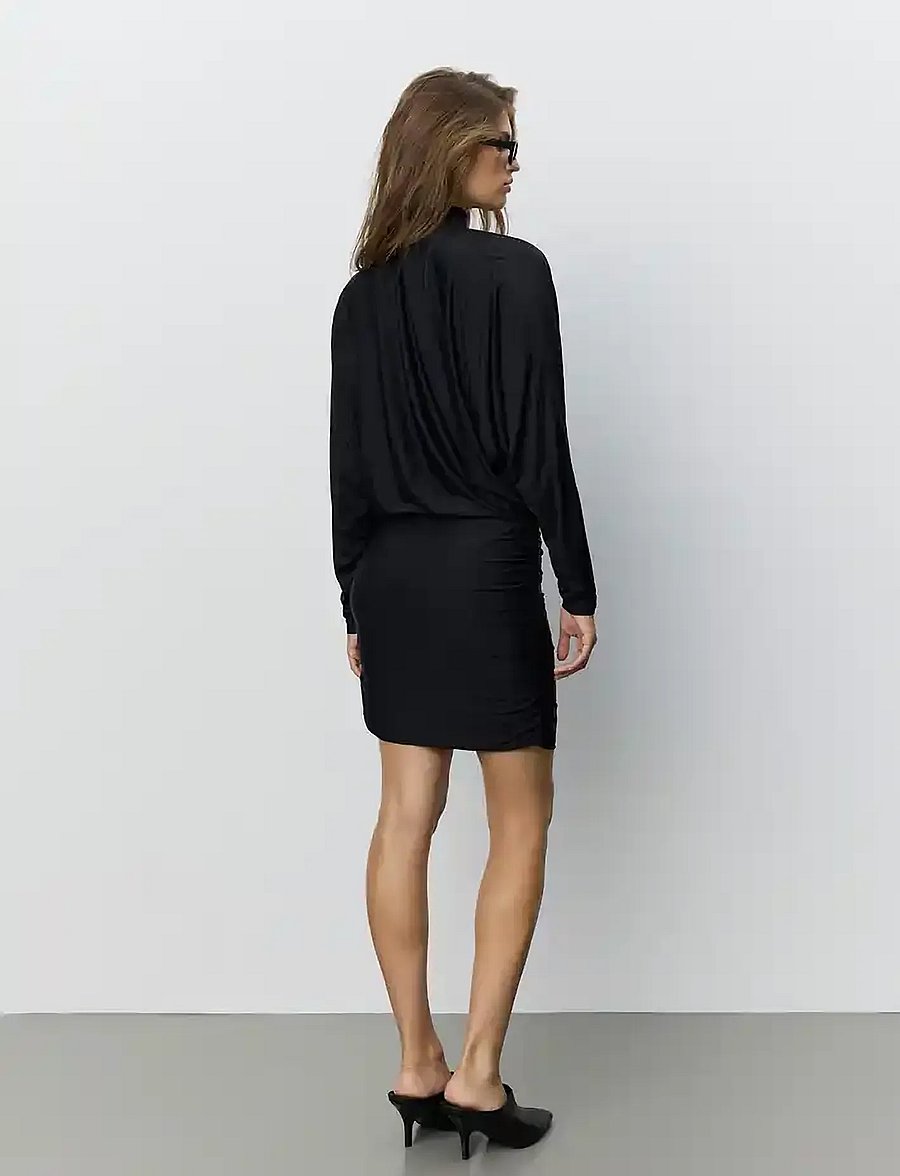 Sofie Schnoor - BATANASW MINI DRESS - korta klänningar - black - 4