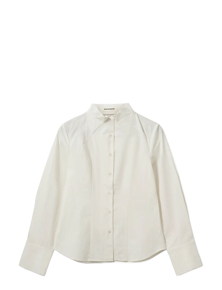 Sofie Schnoor - EDENSW FITTED SHIRT - langärmlige hemden - off white - 1
