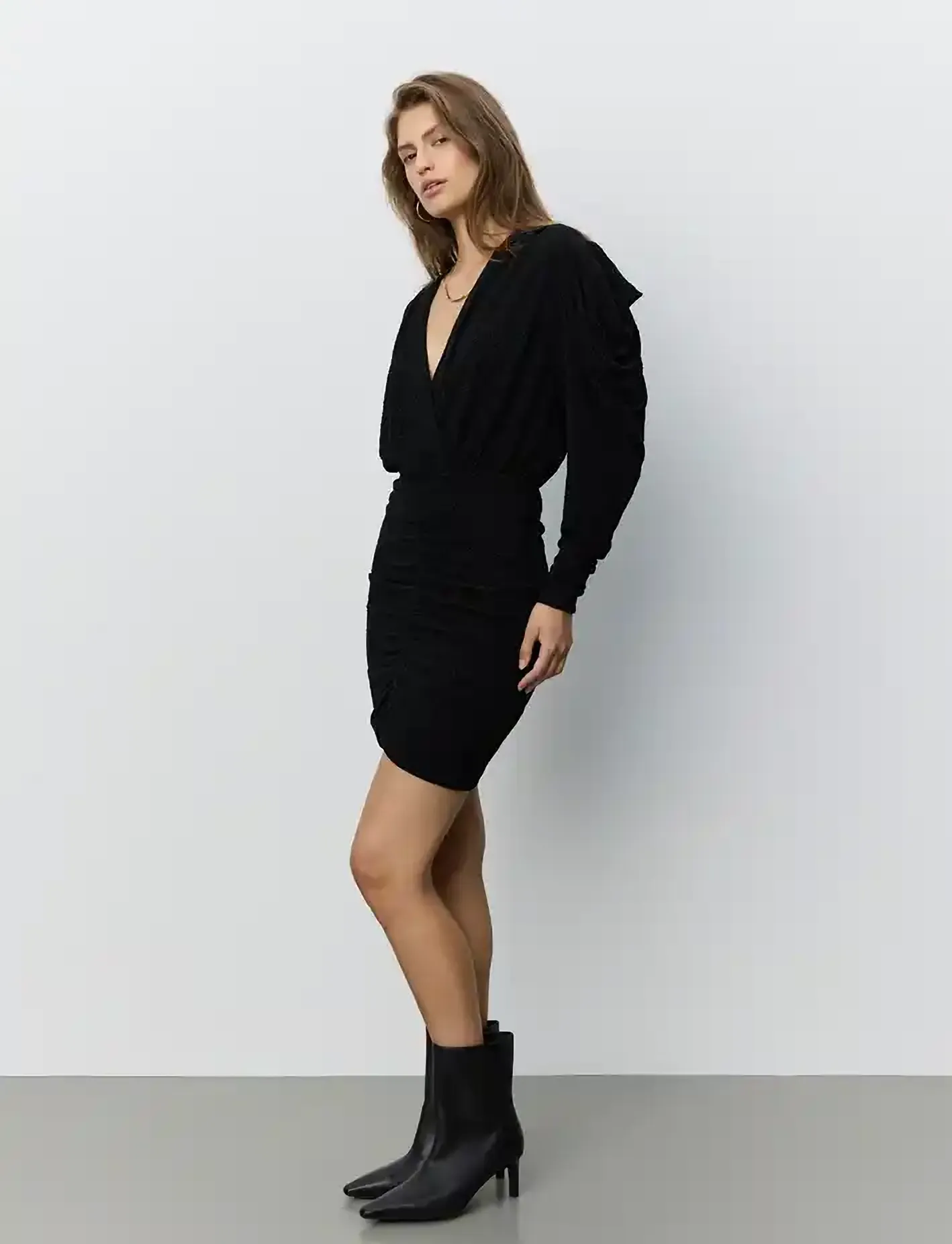 Sofie Schnoor - ILYASW GLITTER DRESS - cocktailkjoler - black glitter - 3