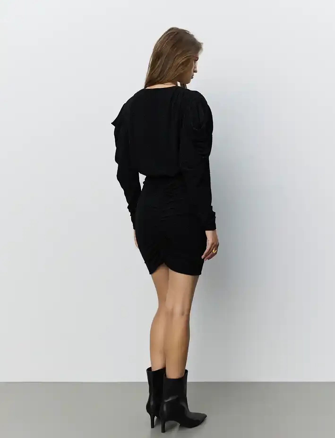 Sofie Schnoor - ILYASW GLITTER DRESS - cocktailkjoler - black glitter - 4