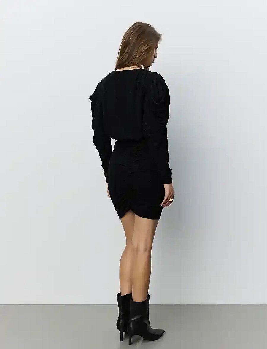 Sofie Schnoor - ILYASW GLITTER DRESS - cocktailkjoler - black glitter - 4