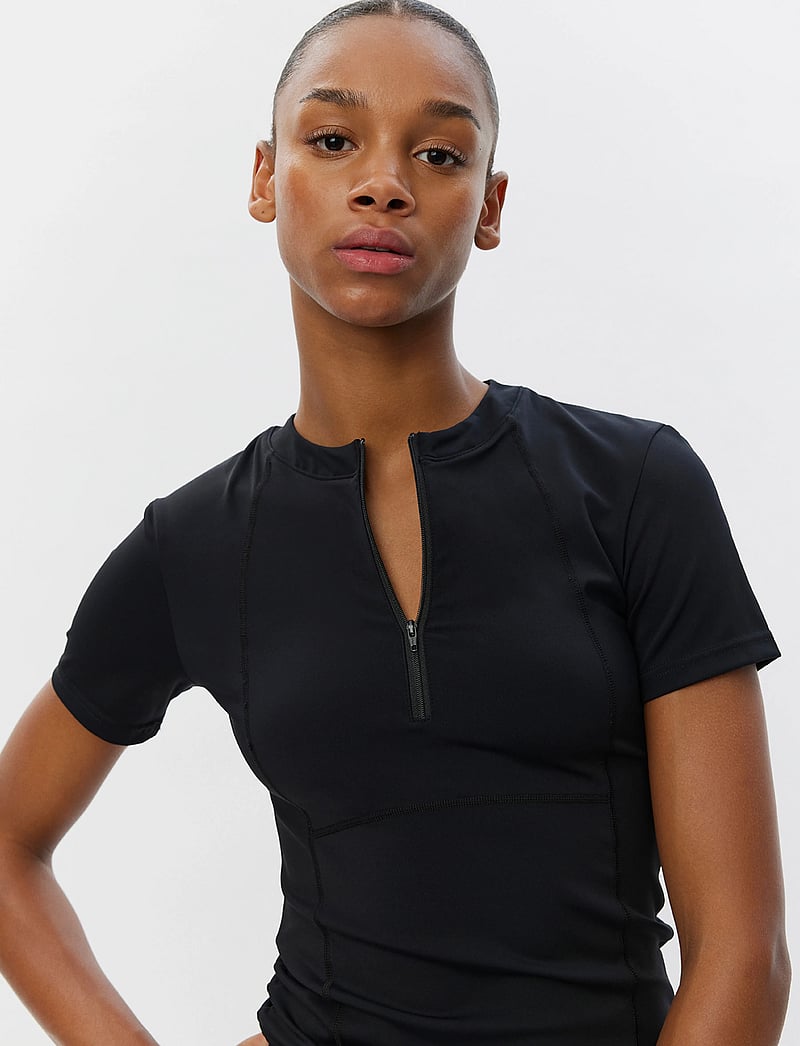 Sofie Schnoor - CarlySPO Blouse - t-shirts - black - 0