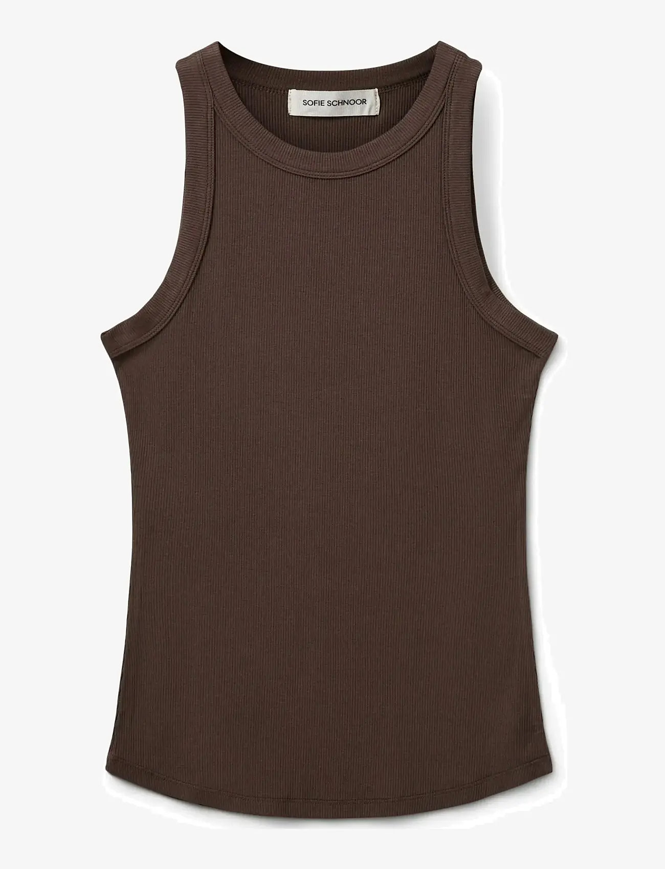 Sofie Schnoor - JULLIESW TOP - tank tops - brown fudge - 1