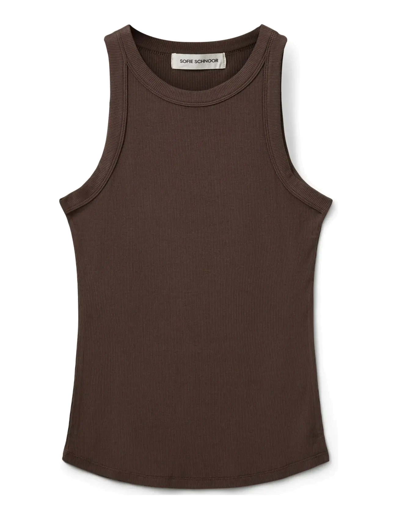 Sofie Schnoor - JULLIESW TOP - tank tops - brown fudge - 1