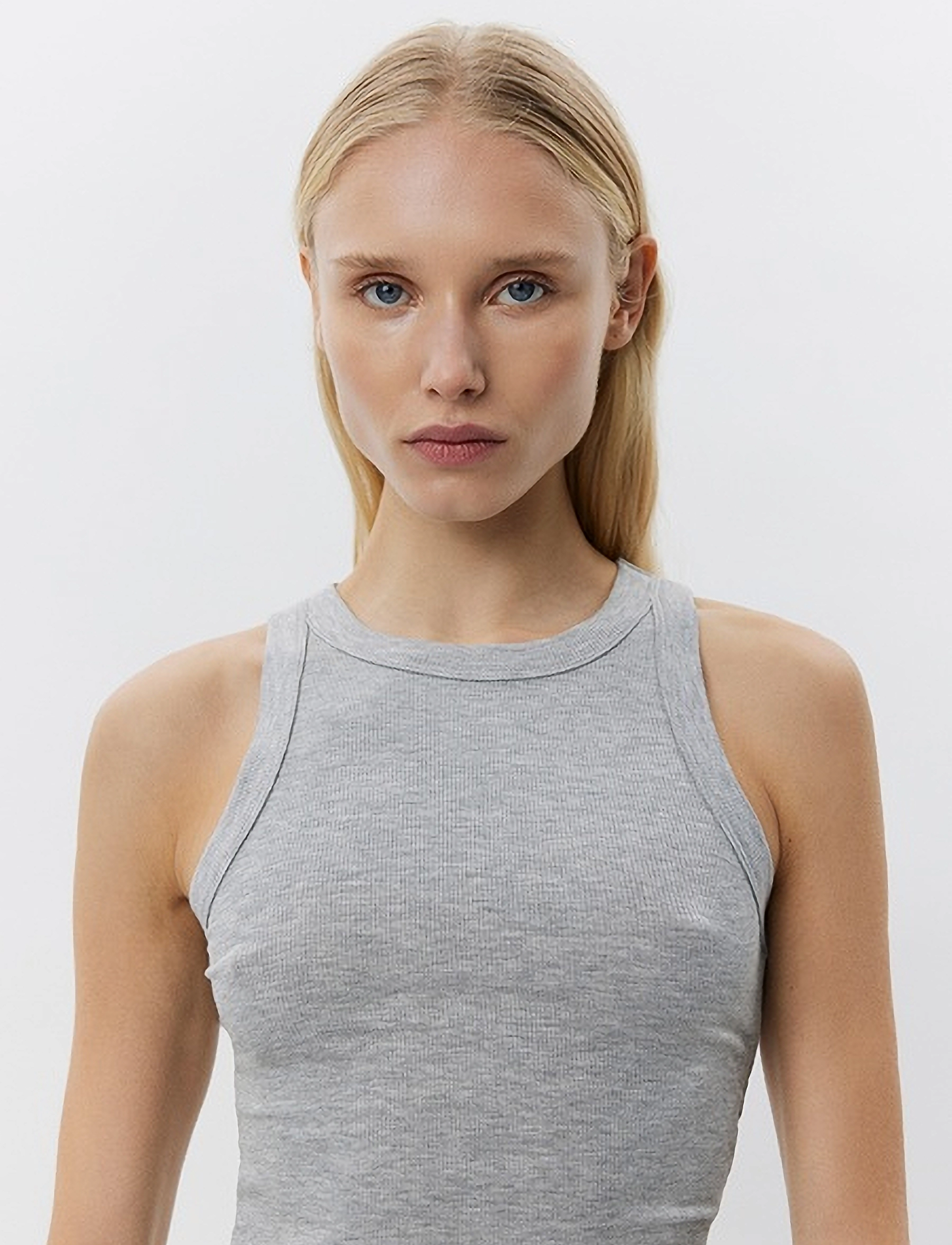 Sofie Schnoor - JULLIESW TOP - tank tops - grey mel - 3