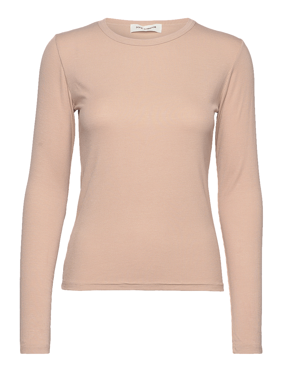 Sofie Schnoor - PETRICIASW T-SHIRT LONG SLEEVE - langärmlige tops - beige - 1