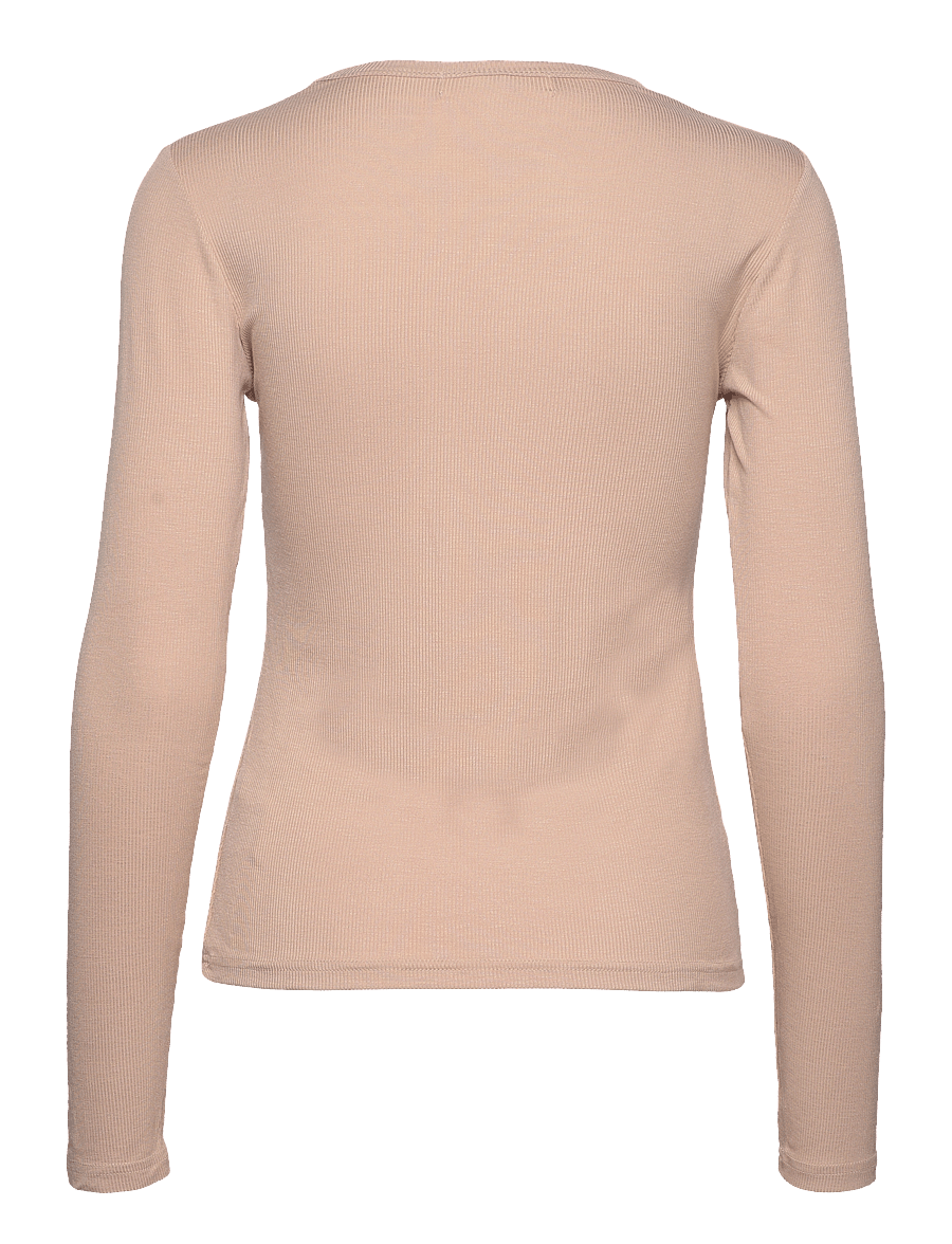 Sofie Schnoor - PETRICIASW T-SHIRT LONG SLEEVE - langärmlige tops - beige - 2