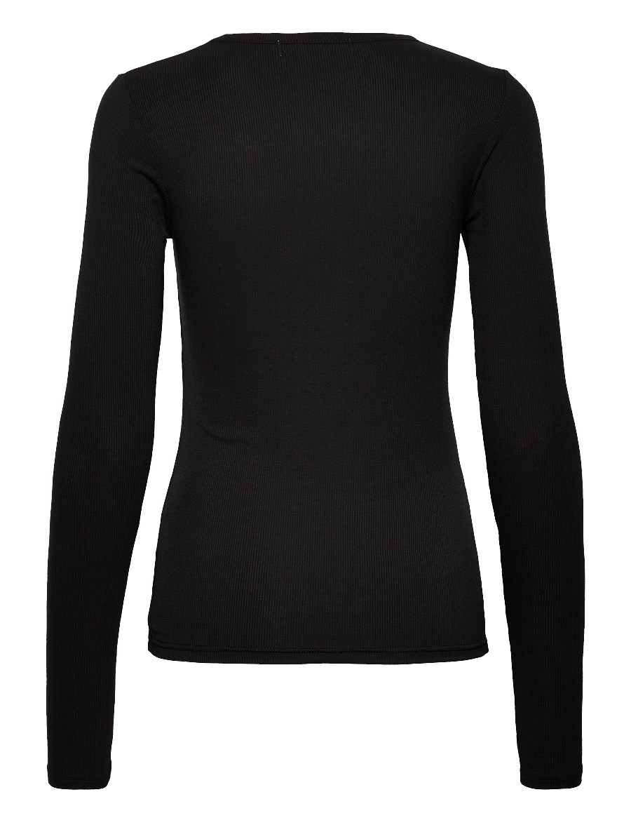 Sofie Schnoor - PETRICIASW T-SHIRT LONG SLEEVE - langärmlige tops - black - 2