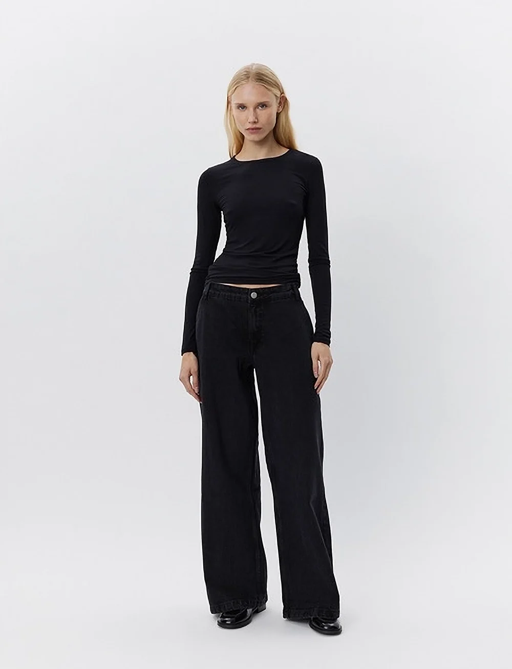 Sofie Schnoor - PETRICIASW T-SHIRT LONG SLEEVE - långärmade toppar - black - 0